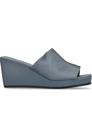 St Agni 80mm Maria Leather Wedges