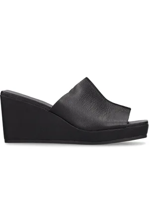 St Agni 80mm Maria Leather Wedges