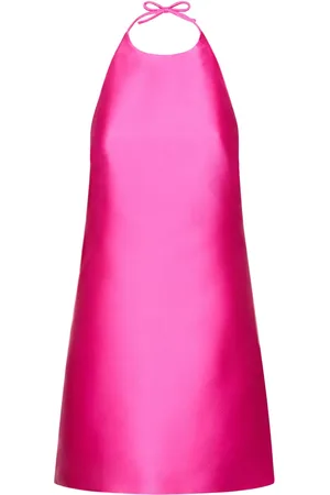VALENTINO Duchesse Mini Halter Dress