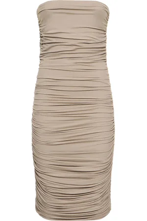 Michael Kors Stretch Viscose Jersey Midi Dress