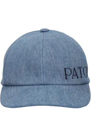 Patou Logo Denim Baseball Cap