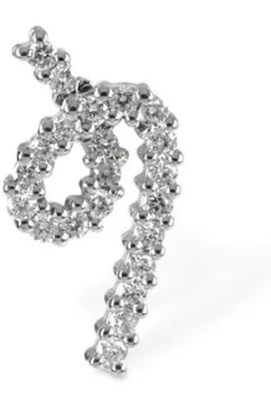 DELFINA DELETTREZ 1987 18kt Gold & Diamond Mono Earring