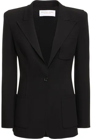 Michael Kors Stretch Wool Crepe Jacket