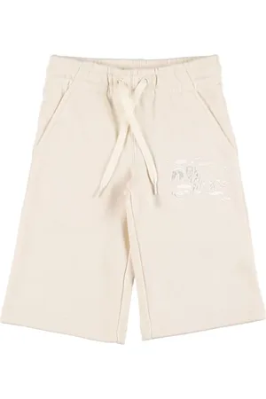 Burberry Embroidered Logo Cotton Sweatpants