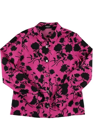 VERSACE Printed Silk Twill Shirt