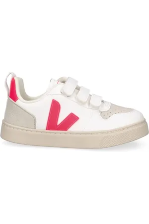 Veja V-10 Chrome-free Leather Strap Sneakers