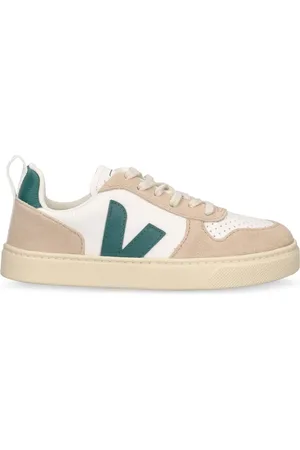 Veja V-10 Chrome-free Leather Sneakers