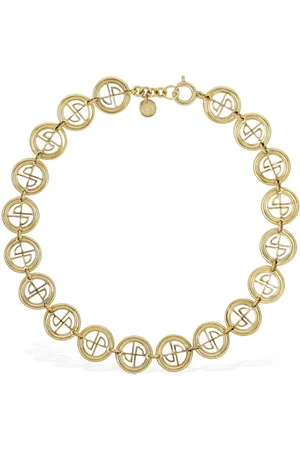 Patou Jp Coin Collar Necklace
