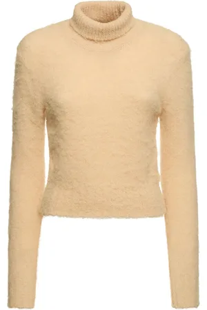 Ami Brushed Alpaca Blend Turtleneck Sweater