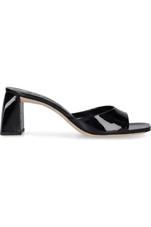 By Far 70mm Romy Patent Leather Mules