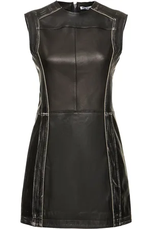 Acne Studios Leather Mini Dress