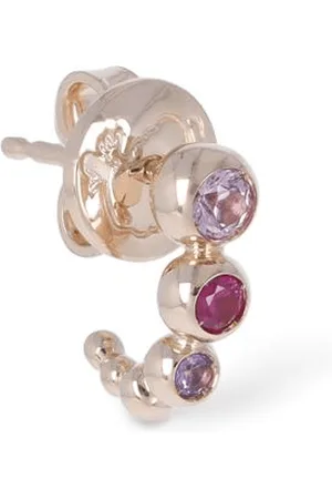 Dodo 9kt Rose Gold Bollicine Mono Earring