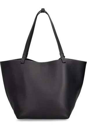 The Row Park Tote Three Saddle Leather Bag