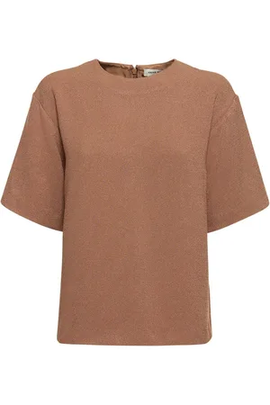 ANINE BING Maddie Tech Crepe Top