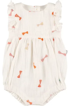 Stella McCartney Embroidered Cotton Gauze Romper