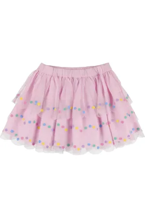 Stella McCartney Embroidered Tulle Mini Skirt