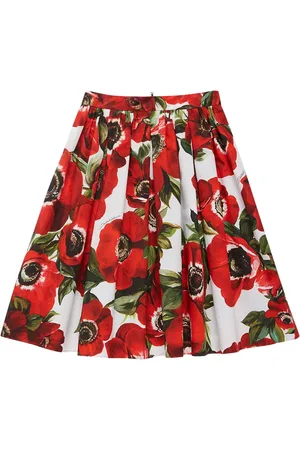 Dolce & Gabbana Printed Cotton Jersey Skirt