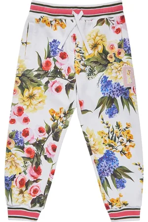Dolce & Gabbana Printed Cotton Jersey Sweatpants