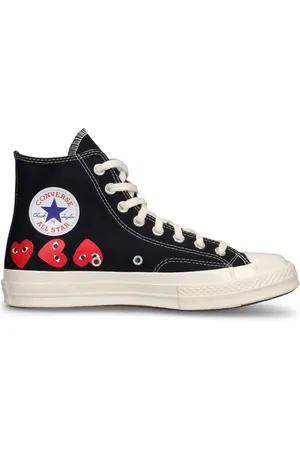 Comme des Garçons Converse Canvas High Top Sneakers