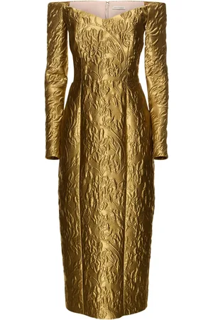 EMILIA WICKSTEAD Burleigh Lurex Jacquard Dress