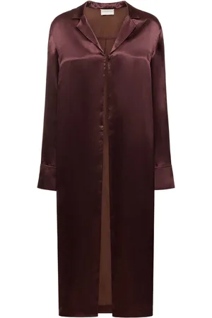 Loulou Studio Oyat Silk Blend Long Shirt