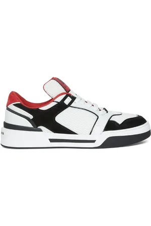 Dolce & Gabbana New Roma Mesh & Suede Sneakers
