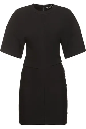 Alexander Wang Drop Shoulder Cotton Blend Mini Dress