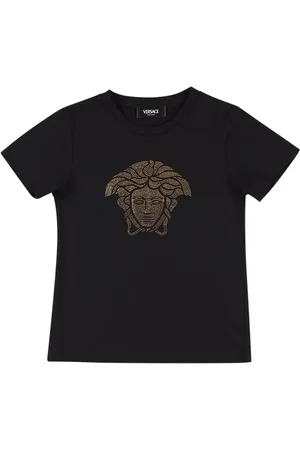 VERSACE Crystal Medusa Cotton Jersey T-shirt