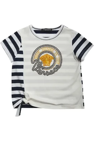VERSACE Marine Print Cotton Jersey T-shirt