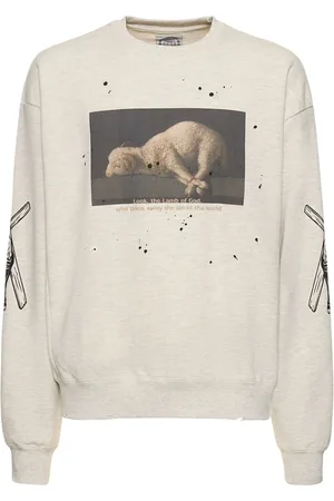 Someit Sacrifice Vintage Cotton Crew Sweatshirt