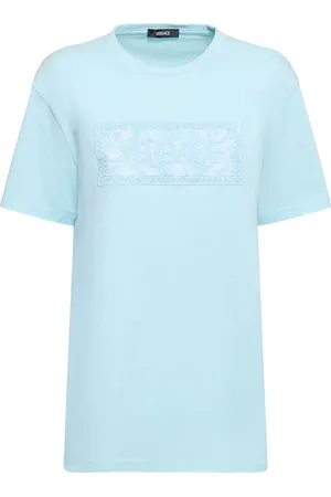 VERSACE Barocco Logo Cotton Jersey T-shirt