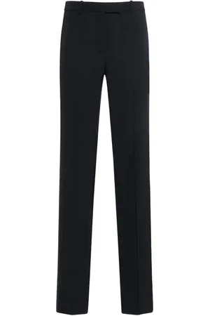 VERSACE Barocco Tailored Wool Straight Pants