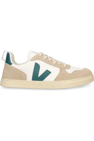 Veja V-10 Suede Strap Sneakers