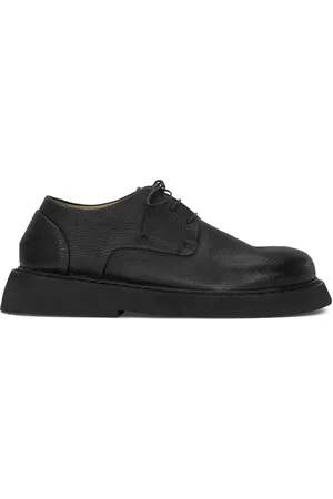 MARSÈLL Spalla Grained Leather Lace-up Shoes