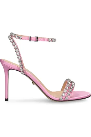 Mach & Mach 95mm Audrey Satin Sandals