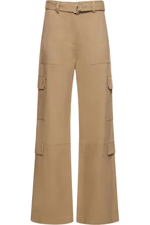 Msgm Viscose Blend Cargo Pants