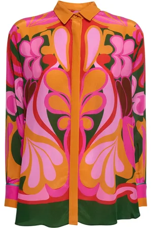 Borgo De Nor Nova Printed Viscose Crepe Shirt