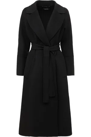 Max Mara Elisa Wool Belted Long Coat