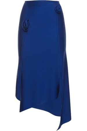 COPERNI Flower Stretch Jersey Midi Skirt
