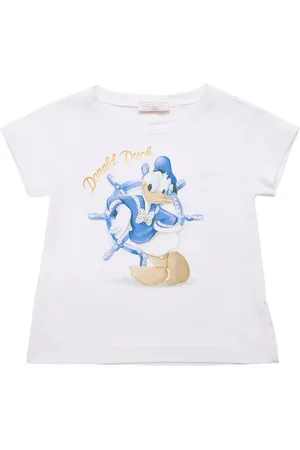 MONNALISA Printed Cotton Jersey T-shirt