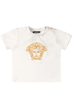 VERSACE Embroidered Cotton Jersey T-shirt