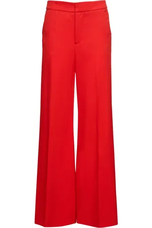 AREA Embellished Wool Pants
