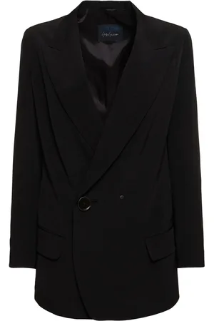 YOHJI YAMAMOTO Crepe De Chine Side Button Jacket