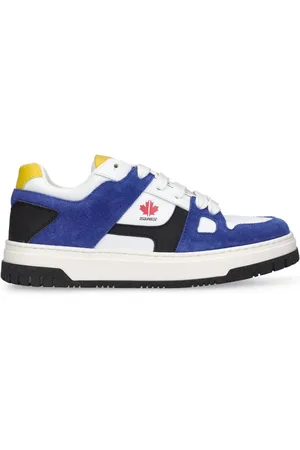 Dsquared2 Tech & Leather Lace-up Sneakers