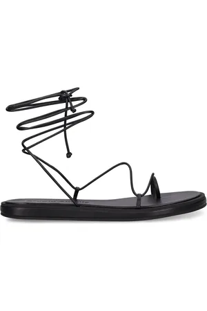Studio Amelia 10mm Emily Leather Flat Sandals