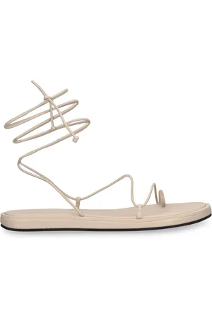 Studio Amelia 10mm Emily Leather Flat Sandals