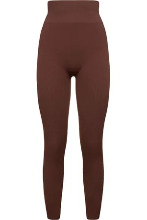 ANDREADAMO Ribbed Jersey Leggings W/ Stirrups