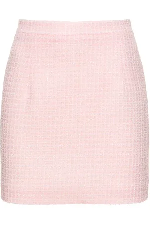 Alessandra Rich Sequined Tweed Mini Skirt