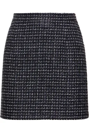 Alessandra Rich Sequined Tweed Mini Skirt