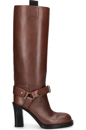 Burberry 100mm Lf Stirrup Leather Tall Boots